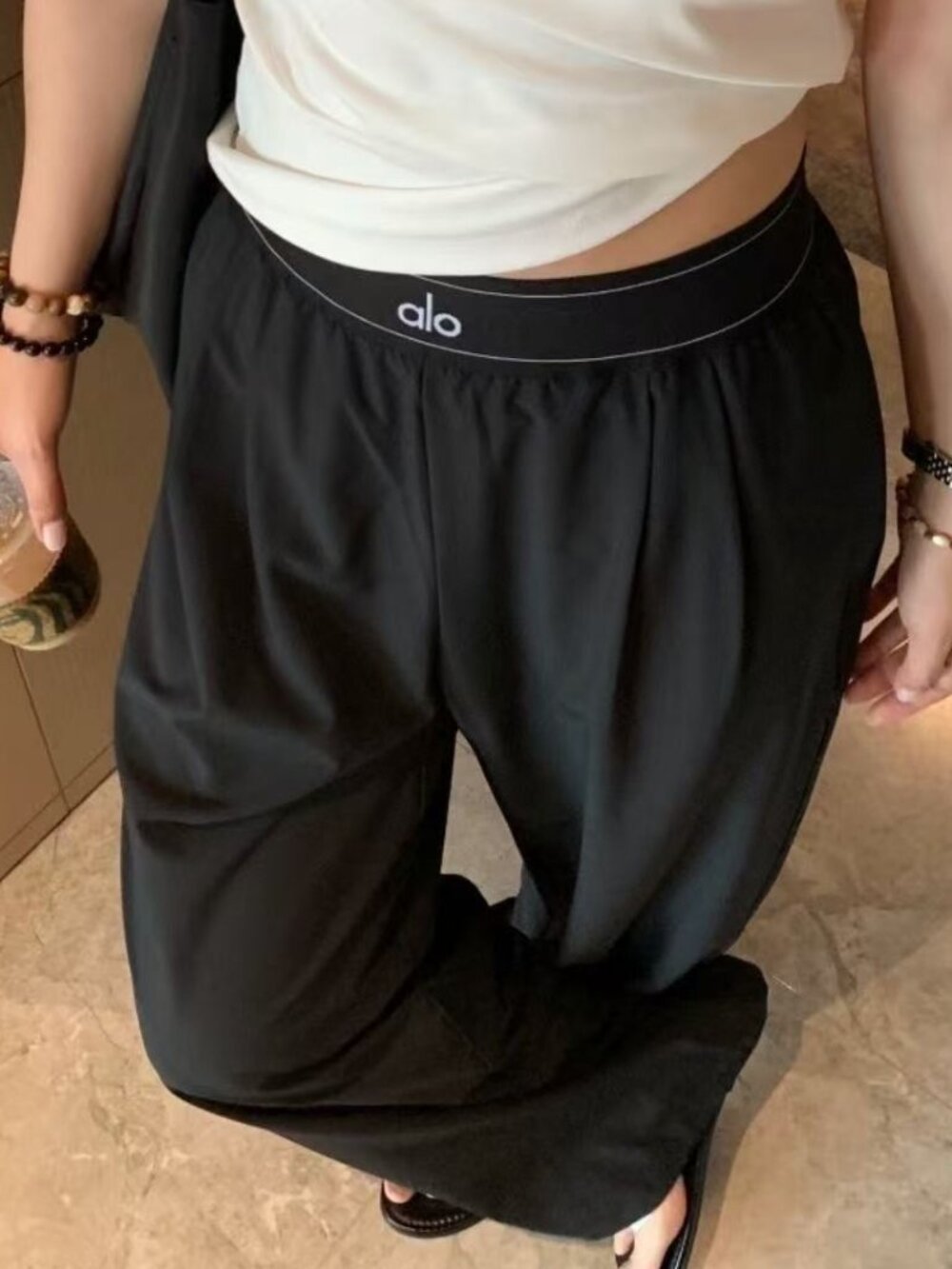 New with Tags 🖤 ALO Yoga Suit Up Trouser, Black, 30” Regular🧶